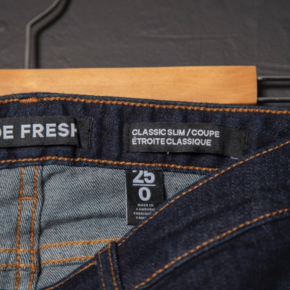NWT Joe Fresh Classic Slim Jeans SZ 25 / 0 - Picture 5 of 7